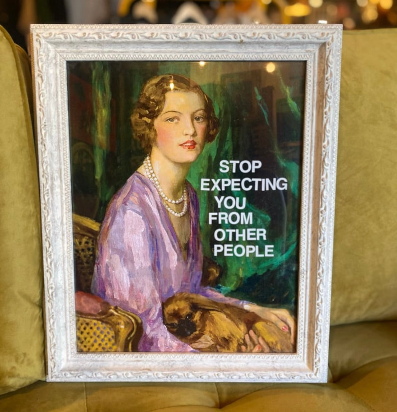 Stop expecting (Print)