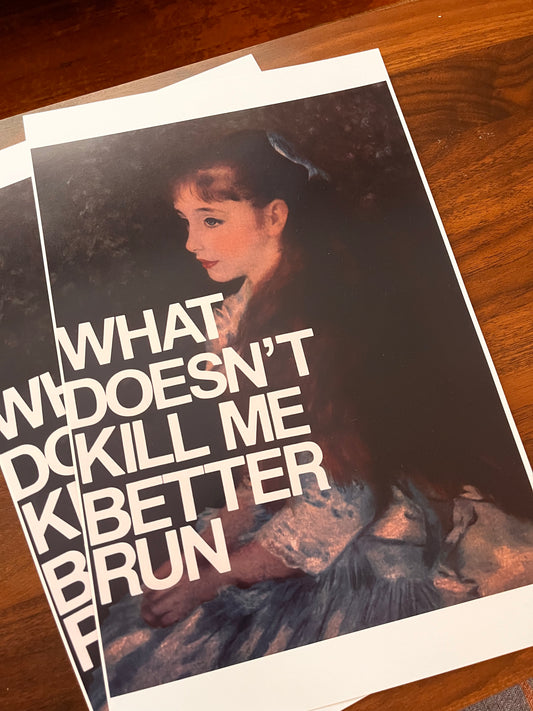 Better Run Girl (PRINT)